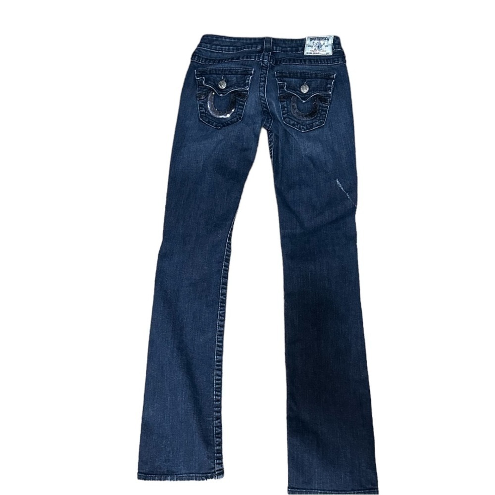 True Religion Straight Denim Blue Jeans Size 28